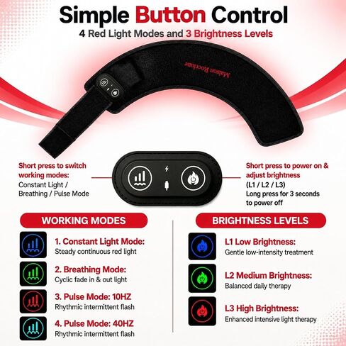 4 Modes&3 Brightness Levels Red Light Therapy for Horse Leg Joint&Hoof Wrap in Kuwait