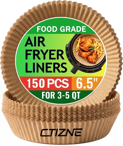 CTIZNE 305Pcs Disposable Air Fryer Liners, 8" Round for 5-8 QT Airfryer in Kuwait