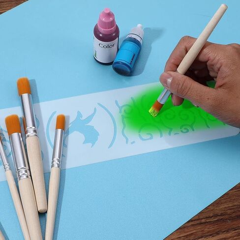 Stencil Bristle Wood in Kuwait