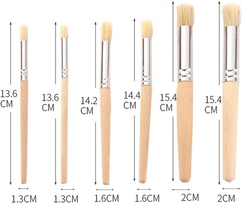 Stencil Bristle Wood in Kuwait