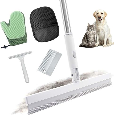 Carpet Rake for Pet Hair Removal Tool 5PCS,Hair Remover Kit for Rugs,Mats in Kuwait