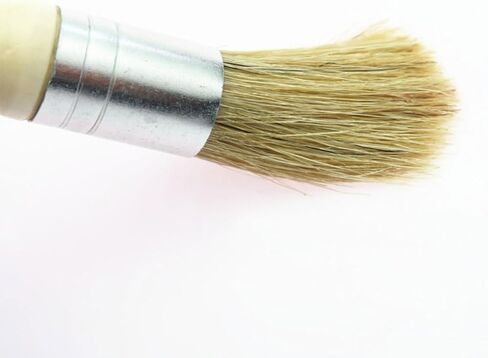 Stencil Brush with Wooden Handle Small Round Brush for Crafts in Kuwait