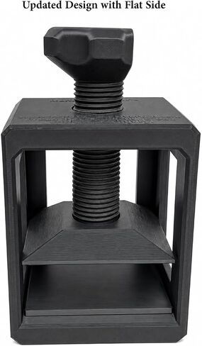 MunnyGrubbers - Deck Press, Heavy Duty (Screw Weakness Fixed with New Flat Orientation), for Double Sleeve TCG Decks, Screw with Gripper, Straight Press Plate, Sturdy Frame in Saudi Arabia