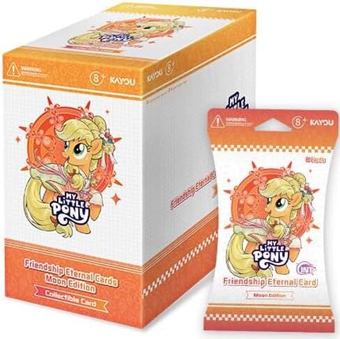 Friendship Eternal My Little Pony Moon Edition Cards, English Series 1 Card Set, Display Box of 24 Packs with 8 Cards Each in Saudi Arabia