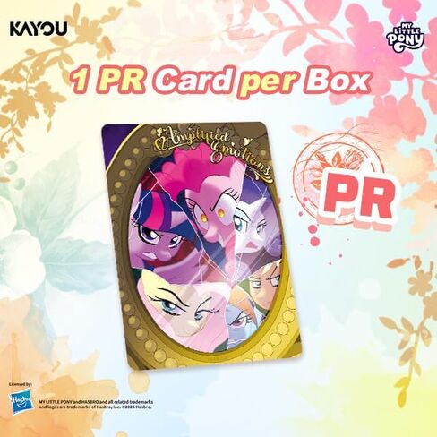 Friendship Eternal My Little Pony Moon Edition Cards, English Series 1 Card Set, Display Box of 24 Packs with 8 Cards Each in Saudi Arabia