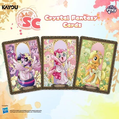 Friendship Eternal My Little Pony Moon Edition Cards, English Series 1 Card Set, Display Box of 24 Packs with 8 Cards Each in Saudi Arabia