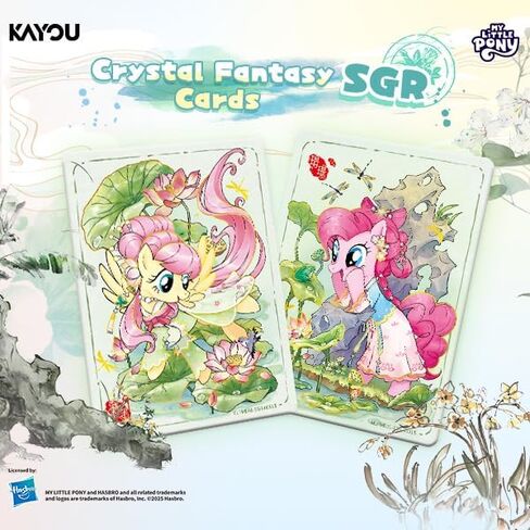 Friendship Eternal My Little Pony Moon Edition Cards, English Series 1 Card Set, Display Box of 24 Packs with 8 Cards Each in Saudi Arabia