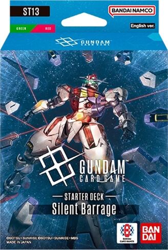 Gundam Card Game Starter Deck - Silent Barrage (ST13) - 50 Cards in Kuwait