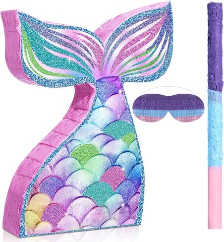 Pasimy Lightning Piñata with Blindfold and Stick, 12.20 x 16.14 Inch in Kuwait