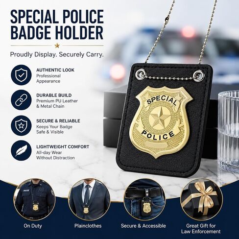 Special Police Badge Set for Police Pretend Police Costume Accessories in Kuwait