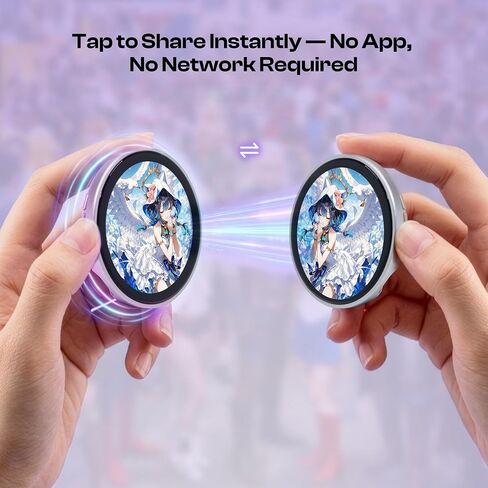 Caydo Digital Badge LED Display,Wareable Dynamic Custom Pin for Cosplay in Kuwait