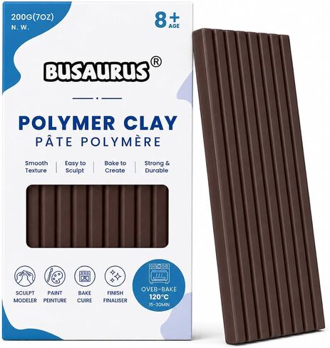 Polymer Clay(200g/7 oz) White Oven-Bake Modeling Clay for Sculpting in Kuwait