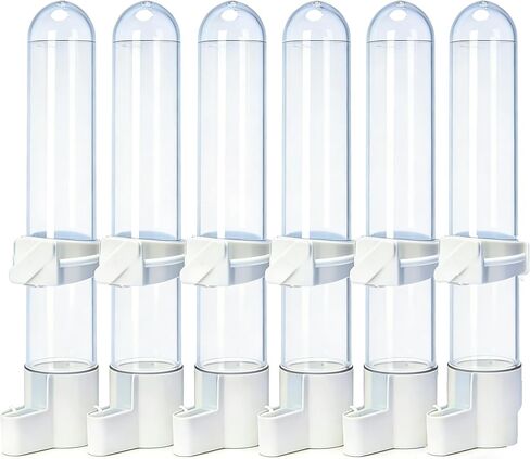 Automatic Bird Water Dispenser Cage Hanging Water Feeder with Anti-Spill Design for Parakeet Canary Small Parrot Lovebirds (3PCS 120ml Water Dispenser) in Kuwait