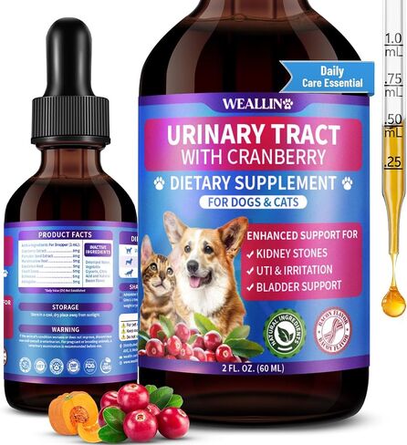 WEALLIN Cat & Dog Natural Urinary Tract Infection Treatment with Cranberry in Saudi Arabia