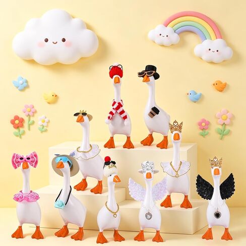 18 Set 7 Inch Desk Goose Outfits Mini Goose Clothes in Saudi Arabia