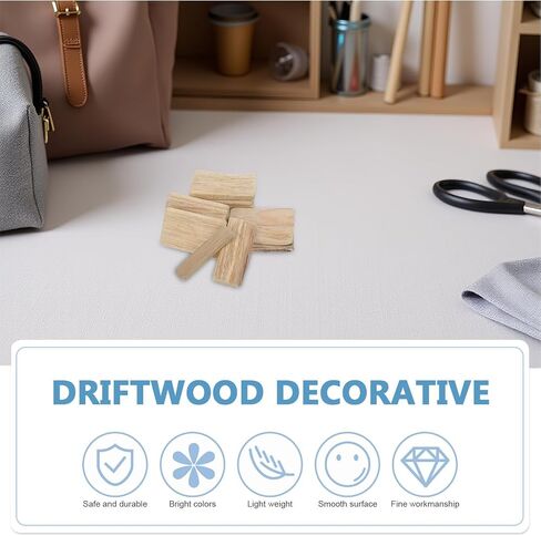 25pcs Small Driftwood Pieces Wooden Natural Cubes for Crafting in Kuwait