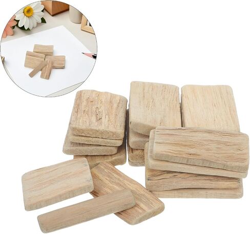 25pcs Small Driftwood Pieces Wooden Natural Cubes for Crafting in Kuwait