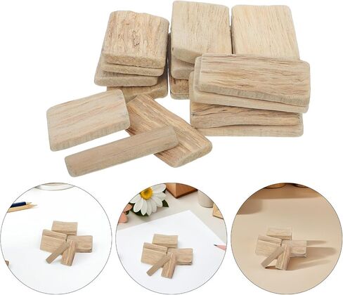 25pcs Small Driftwood Pieces Wooden Natural Cubes for Crafting in Kuwait