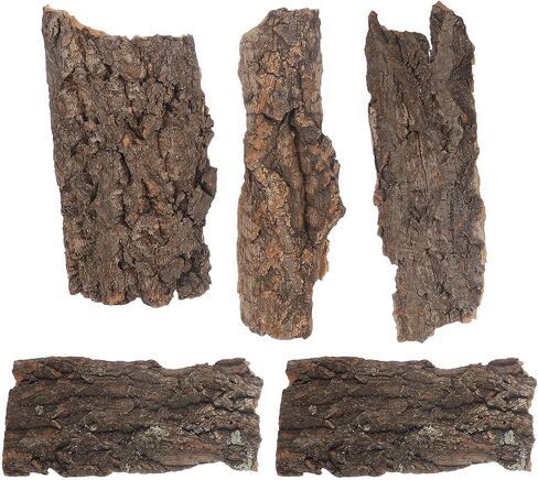 CALLARON 5pcs Reptile Bark Cork Wood Panel Decor for Tank and Terrarium in Kuwait