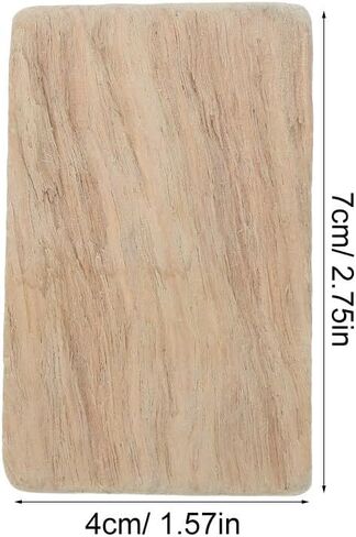 25pcs Driftwood Wood Blocks for Crafts, Natural Grain Mini Pieces in Kuwait