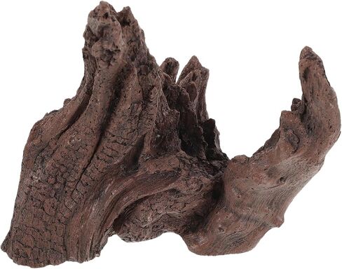 Healifty Resin Aquarium Artificial Driftwood Decor Realistic Tree Trunk and Cave Shape, Multi-Purpose Sinkable Driftwood for Reptile Terrarium and Fish Tank Aquascaping, Easy Maintenance in Kuwait