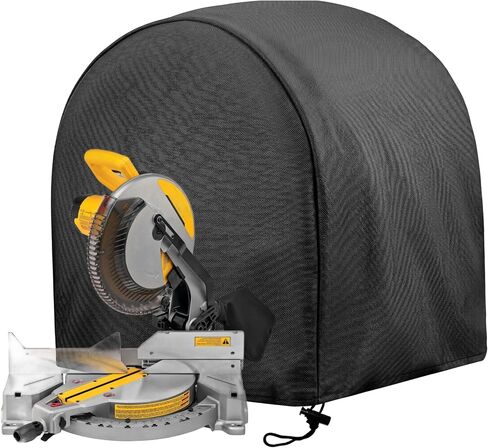 YOUSEEN Power Miter Saws Cover, High Density Waterproof Oxford cloth, D28"*W24"*H28", Fit for Most Miter Saws, Planers, Machine Tools, To Prevent Table Saw Rust. in Kuwait