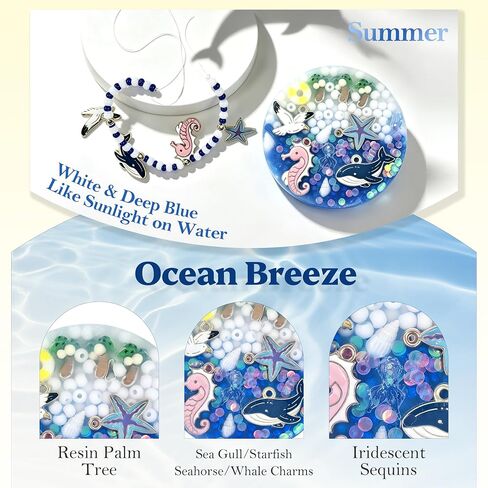 LOOMI Sensory Pick Pad 4-Pack Seasonal Nature Fidget Toy Set for Adults - Skin Picking Sensory Pads with Animal Charms, Beads & Glitter for Stress Relief & Sensory Focus in Saudi Arabia