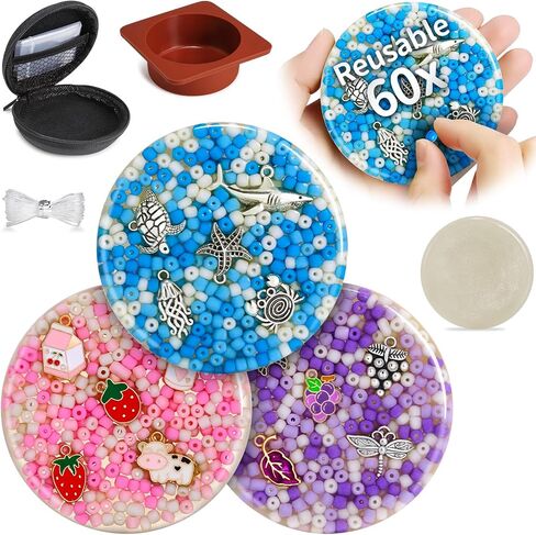 Reusable Picky Fidget Pad Kit Up to 60 Reuses, Melt & Reset Pick Toy in Kuwait
