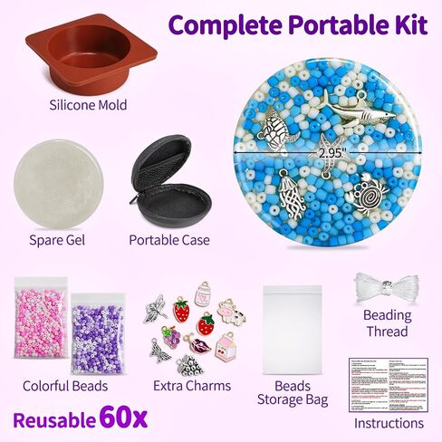 Reusable Picky Fidget Pad Kit Up to 60 Reuses, Melt & Reset Pick Toy in Kuwait