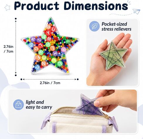 10 Pcs Picky Pads, 6 String Picky Pads with Tweezers & 4 DIY Bead Bracelet Sensory Pick Pads with Storage Box, Adult Sensory Stress Relief Toys for Trichotillomania, Dermatillomania, ADHD & Anxiety in Kuwait