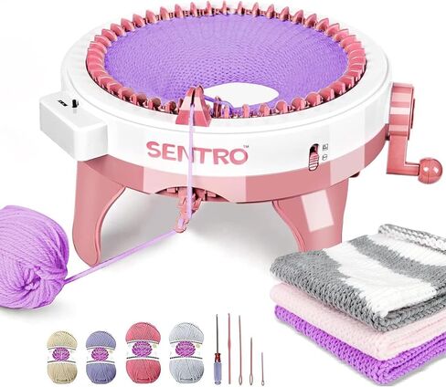 FYGAIN SENTRO Knitting Machine 40 Needles, Automatic Circular Knitting Crochet Machine for Kids/Adults in Saudi Arabia