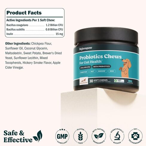 Probiotics for Dogs – Allergy Chews for Gut Health & Itchy Skin in Kuwait