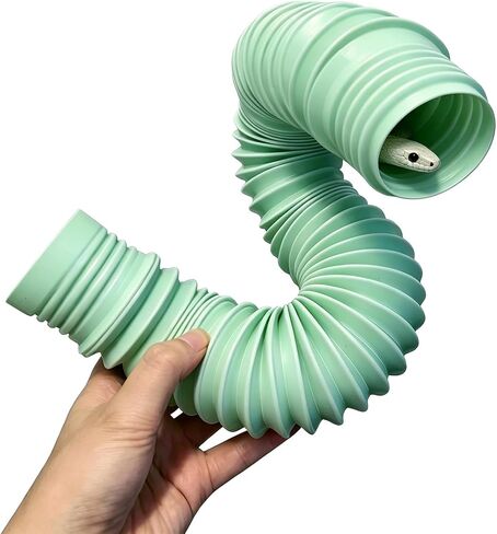 Bendable Reptile Tunnel & Hide for Juvenile Snakes in Kuwait