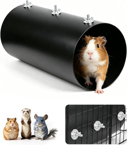 Haoguo Chinchilla Hanging Cooling Tunnel, Metal Hideout in Kuwait