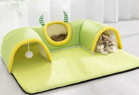 Guinea Pig Hideout & Tunnel Set, Washable Bed for Small Animals in Kuwait