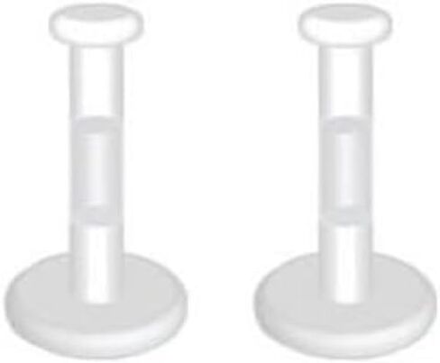 Pierced Owl - Pair (2) - Clear Push Top Piercing Retainers 14g-16g-Clear 3mm Flat Top Bioflex Retainer for Lips-Ears-Nose (Choose length, gauge) in Kuwait