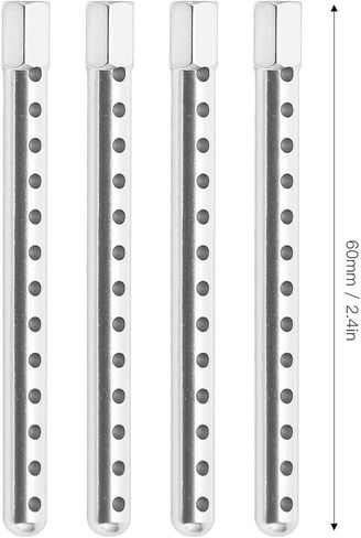 RC Body Post, High Strength Aluminum Alloy RC Car Shell Column Car Shell Holder Mounts with Buckle for HSP 94102 94122 94103 94 1/10 (Silver) in Kuwait