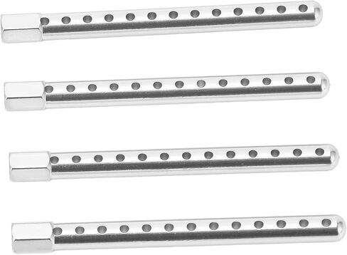 RC Body Post, High Strength Aluminum Alloy RC Car Shell Column Car Shell Holder Mounts with Buckle for HSP 94102 94122 94103 94 1/10 (Silver) in Kuwait