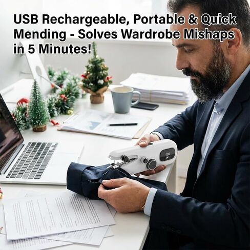 Rechargeable Handheld Sewing Machine, Cordless Mini Portable in Kuwait
