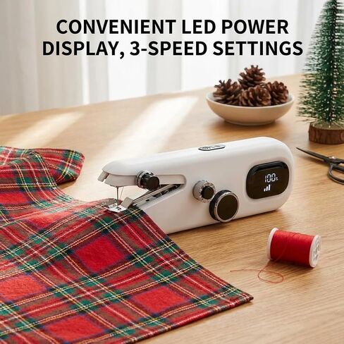 Rechargeable Handheld Sewing Machine, Cordless Mini Portable in Kuwait