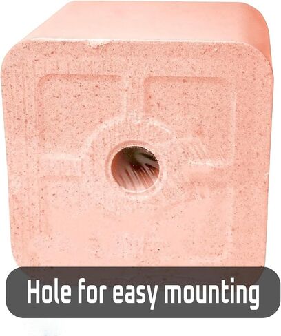 Compressed Pink Himalayan Salt Lick 6 lbs 100% Natural and Pure Feed Salt Block that Contains Trace Elements and Natural Minerals in Kuwait