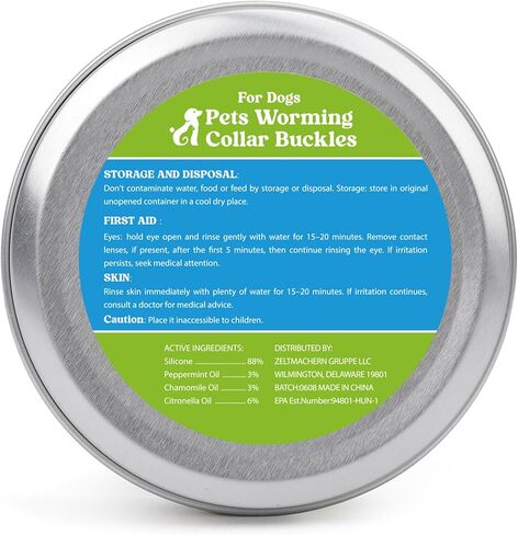 Natural Flea and Tick Prevention Dog Tag – 2 Pack Waterproof Collar Pendant with 4 Extra Refills, Green, Safe for All Breeds Collar Not Included in Kuwait