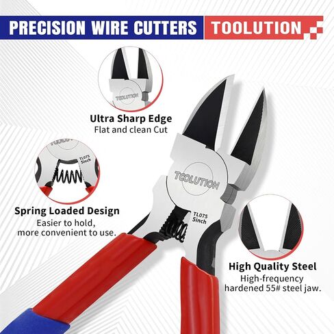 2 Pcs Wire Cutters and Micro Flush Cutter Set, 5 Inch in Kuwait