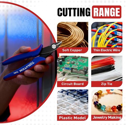 2 Pcs Wire Cutters and Micro Flush Cutter Set, 5 Inch in Kuwait