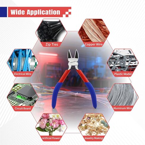 2 Pcs Wire Cutters and Micro Flush Cutter Set, 5 Inch in Kuwait