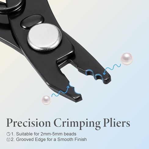 JJUNW Black Bead Crimping Pliers in Kuwait