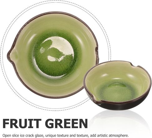 Lurrose Ceramic Calligraphy Ink Plate Desktop Dish for Ink and Water Use in Kuwait