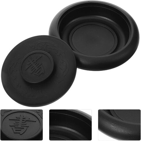 Chinese Calligraphy Ink Grinding and Storage Tool with Lid, Plastic Holder in Kuwait