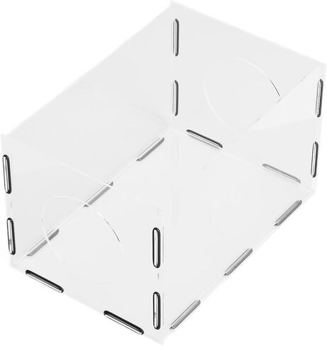 Halearo Acrylic Grinding Dust Box with Rubber Band in Kuwait
