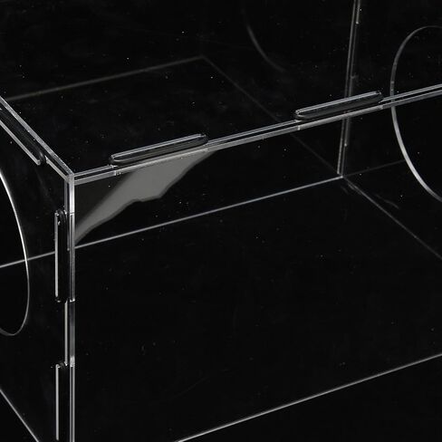 Halearo Acrylic Grinding Dust Box with Rubber Band in Kuwait